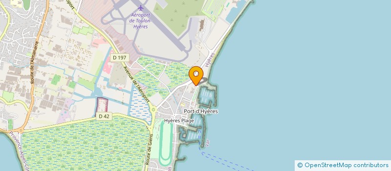 localisation de l'entreprise MADAME AMEL MEDJBER  HYERES