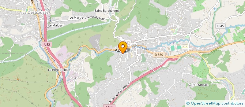 localisation de l'entreprise MADAME AMEL MERAH  AURIOL