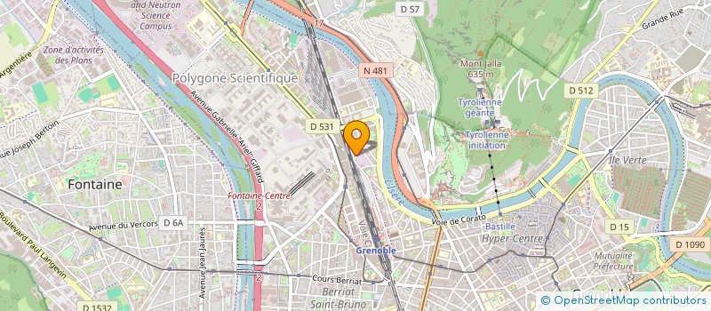 localisation de l'entreprise MADAME AMEL MESSAOUDENE  GRENOBLE