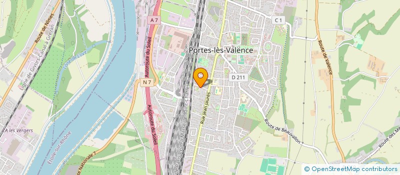 localisation de l'entreprise MADAME AMEL MESSAOUDI  PORTES-LES-VALENCE