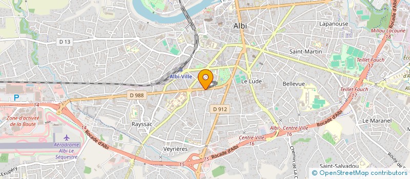 localisation de l'entreprise MADAME AMEL MICARELLI à ALBI