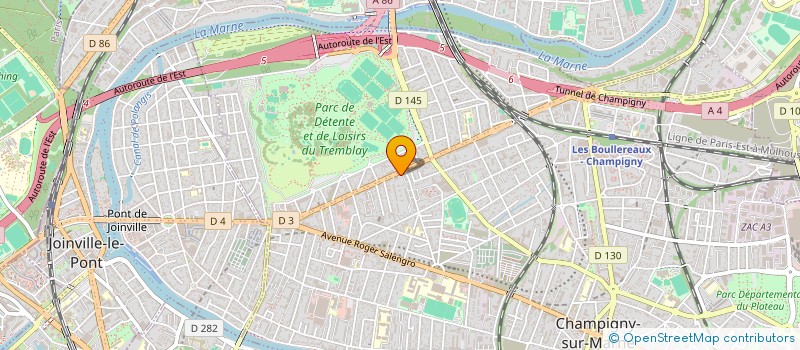 localisation de l'entreprise MADAME AMEL MOHAMED à CHAMPIGNY-SUR-MARNE