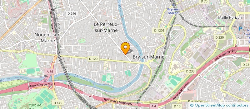 localisation de l'entreprise MADAME AMEL MOUEDDEB  LE PERREUX-SUR-MARNE