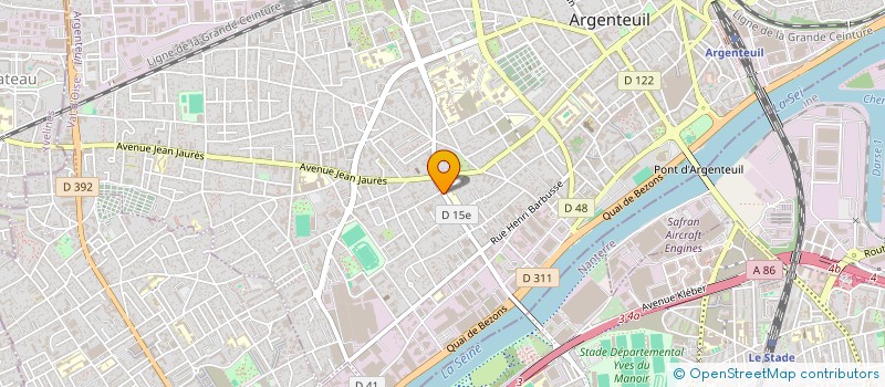 localisation de l'entreprise MADAME AMEL MOUHLI  ARGENTEUIL