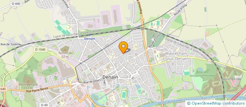 localisation de l'entreprise MADAME AMEL NABHANI  DENAIN