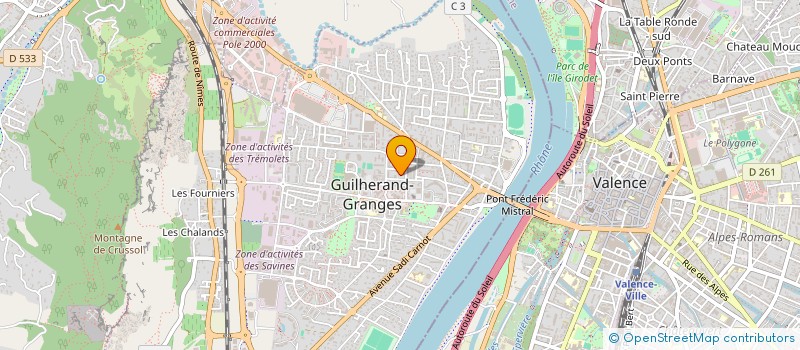 localisation de l'entreprise MADAME AMEL NOUARA à GUILHERAND-GRANGES