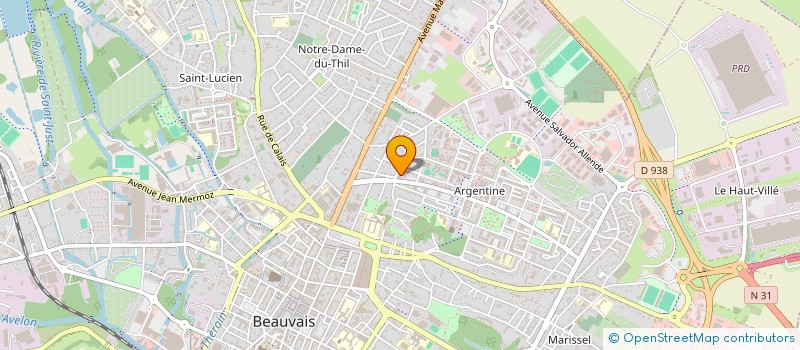 localisation de l'entreprise MADAME AMEL OLIVAL  BEAUVAIS