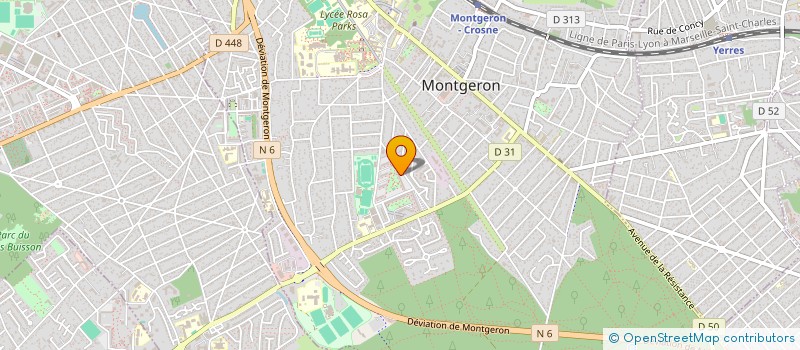 localisation de l'entreprise MADAME AMEL RAHED à MONTGERON