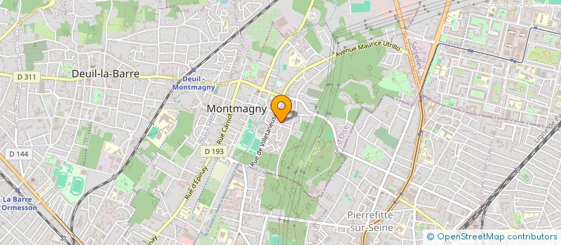 localisation de l'entreprise MADAME AMEL RAHMOUNE  MONTMAGNY