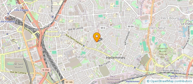 localisation de l'entreprise MADAME AMEL RECHID à LILLE