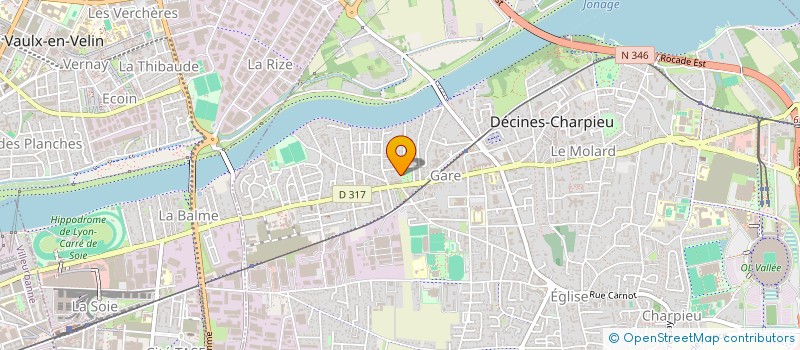 localisation de l'entreprise MADAME AMEL SASSI  DECINES-CHARPIEU