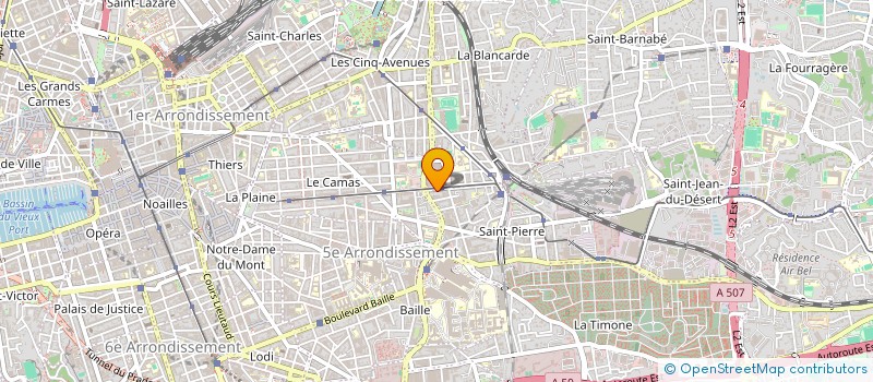 localisation de l'entreprise MADAME AMEL SOUSSI à MARSEILLE
