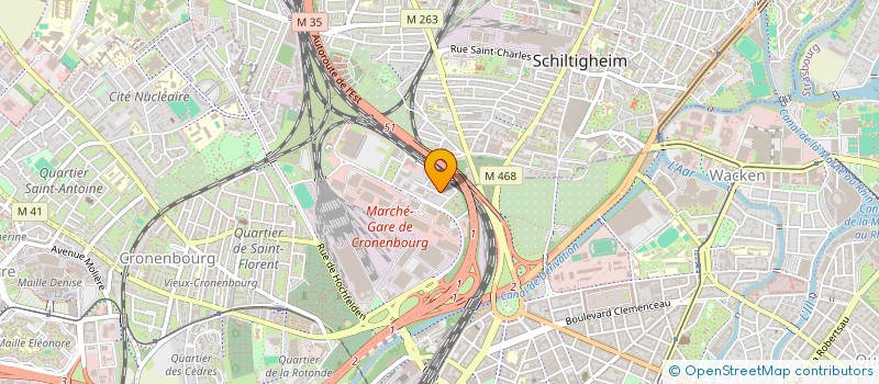 localisation de l'entreprise MADAME AMEL STADTLER  STRASBOURG