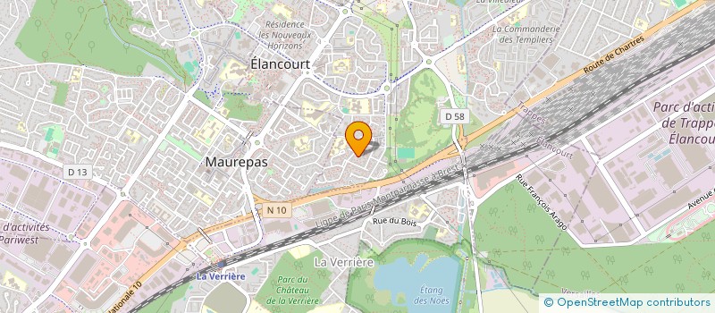 localisation de l'entreprise MADAME AMEL TINICHA  ELANCOURT