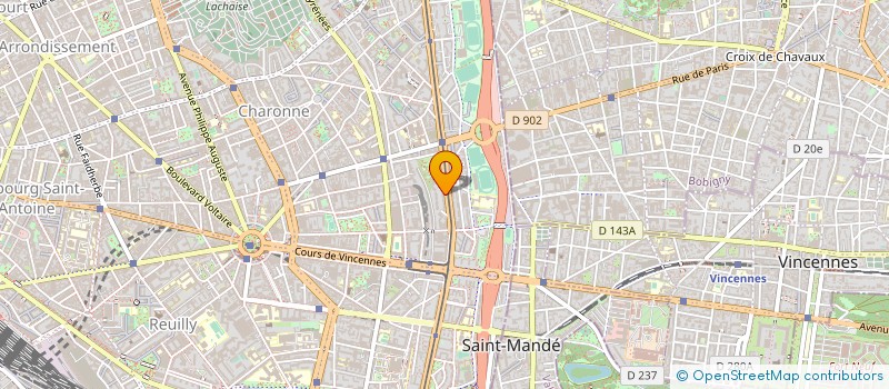 localisation de l'entreprise MADAME AMEL YAGA  PARIS