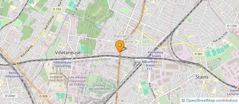 localisation de l'entreprise MADAME AMEL YOUSFI  PIERREFITTE-SUR-SEINE