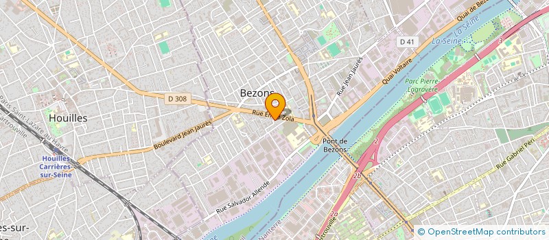 localisation de l'entreprise MADAME AMEL ZLASSI BLANDIN  BEZONS