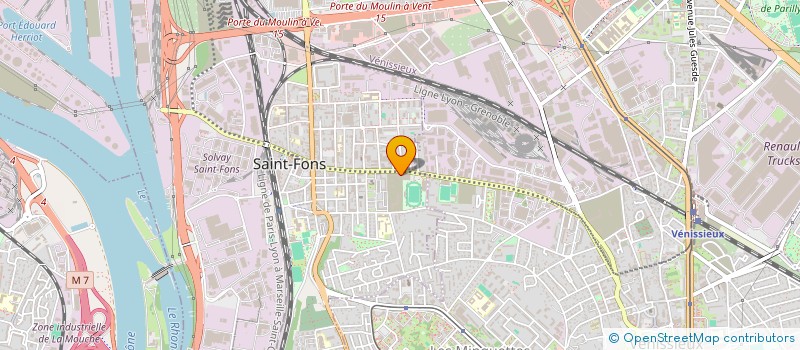 localisation de l'entreprise MADAME AMELA BAJRIC  SAINT-FONS