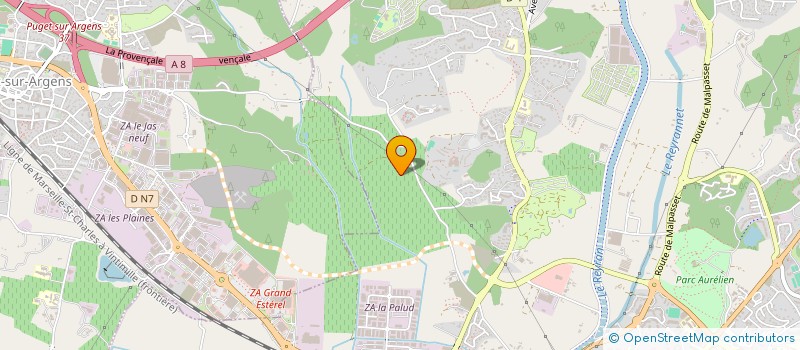 localisation de l'entreprise MADAME AMELA BEGIC à FREJUS