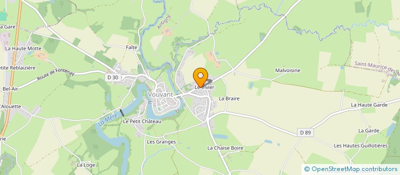 localisation de l'entreprise MADAME AMELBERGE MUTARABAYIRE à VOUVANT