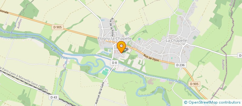 localisation de l'entreprise MADAME AMELE BOURICHA  FLOGNY-LA-CHAPELLE