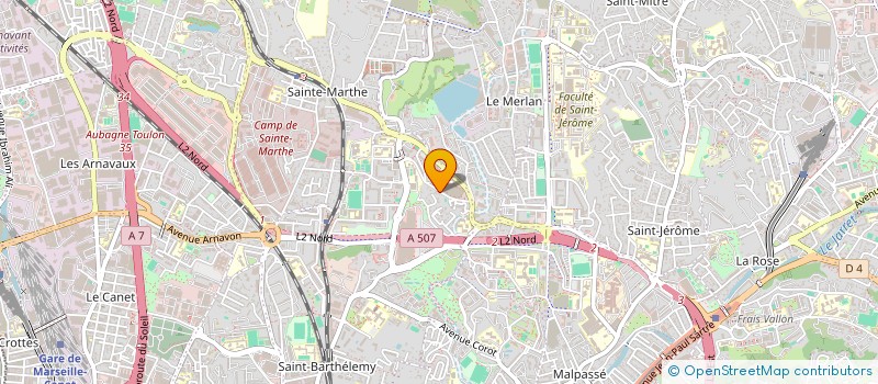 localisation de l'entreprise MADAME AMELE EL MOSSLIH à MARSEILLE