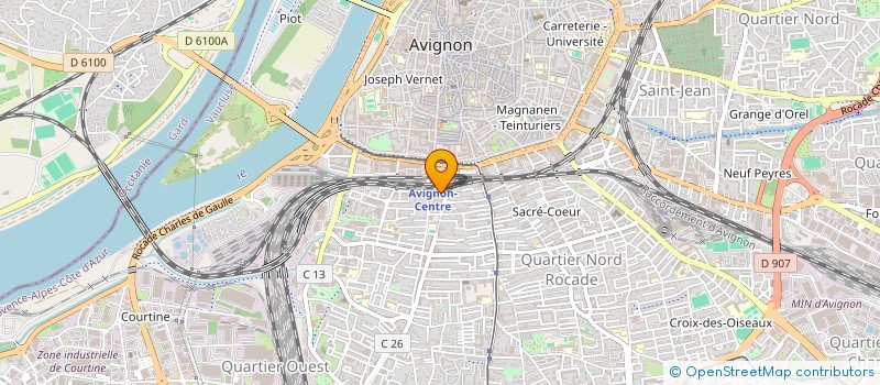 localisation de l'entreprise MADAME AMELEVI DJIMESSE  AVIGNON