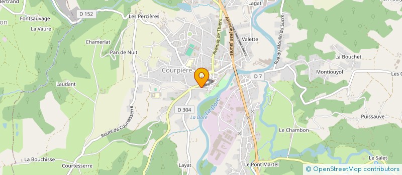localisation de l'entreprise MADAME AMELIA BOULLAY à COURPIERE