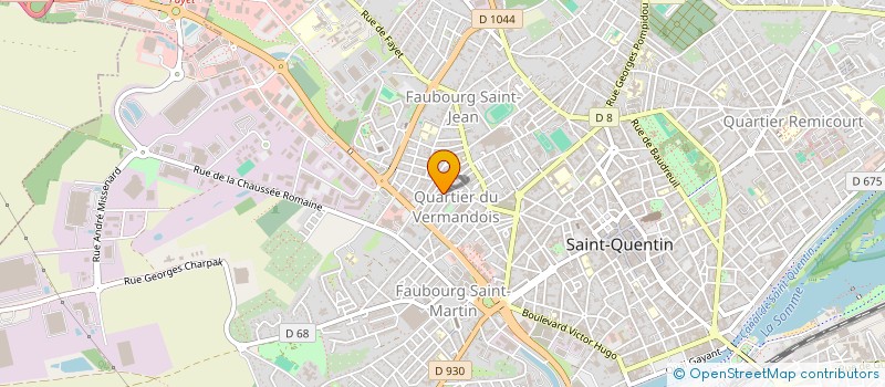 localisation de l'entreprise MADAME AMELIA CHESNAY à SAINT-QUENTIN