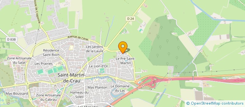 localisation de l'entreprise MADAME AMELIA CUISSE à SAINT-MARTIN-DE-CRAU