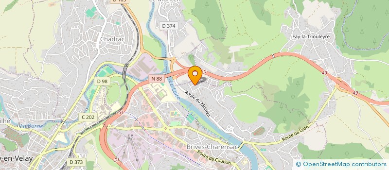 localisation de l'entreprise MADAME AMELIA CULLINGWORTH à BRIVES-CHARENSAC