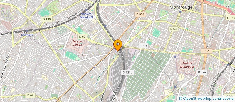 localisation de l'entreprise MADAME AMELIA DA COSTA OLIVEIRA  CHATILLON