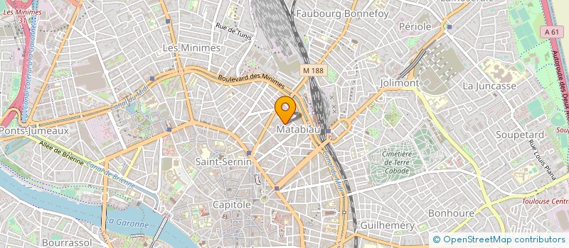 localisation de l'entreprise MADAME AMELIA DE VIVAR à TOULOUSE