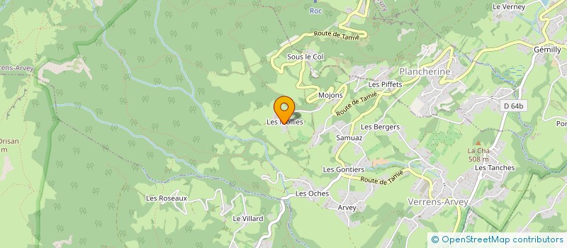 localisation de l'entreprise MADAME AMELIA DELAHAYE DE ALMEIDA  VERRENS-ARVEY