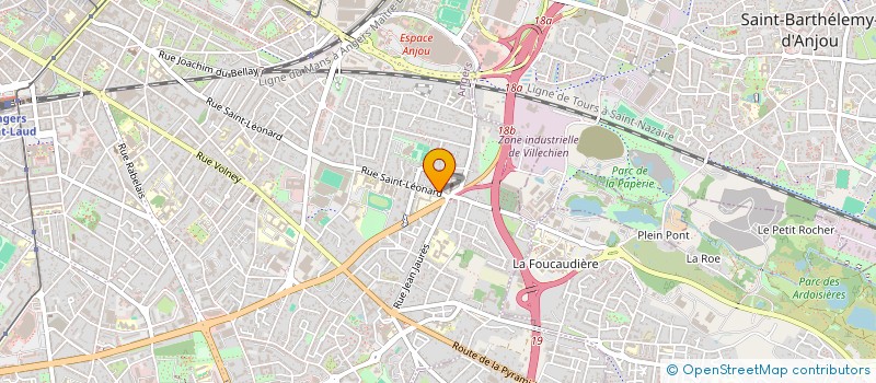 localisation de l'entreprise MADAME AMELIA DEVOS à ANGERS