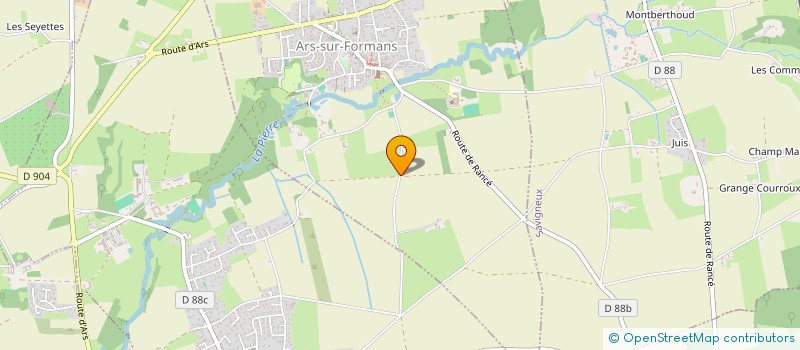 localisation de l'entreprise MADAME AMELIA DIAS  ARS-SUR-FORMANS