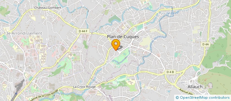 localisation de l'entreprise MADAME AMELIA GALLI  PLAN-DE-CUQUES