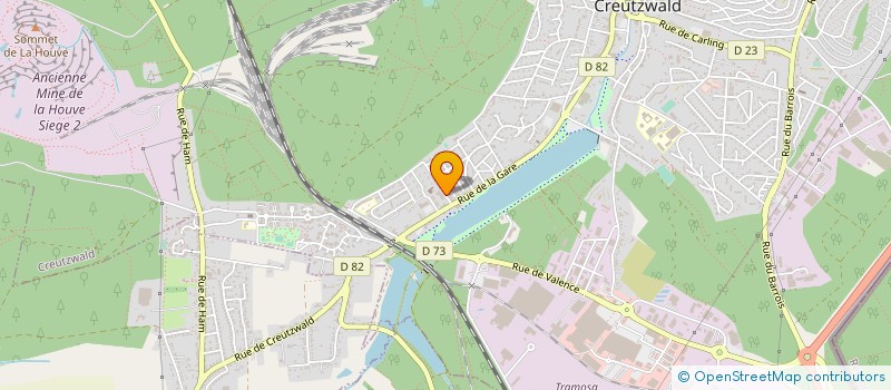 localisation de l'entreprise MADAME AMELIA GUNTHER à CREUTZWALD