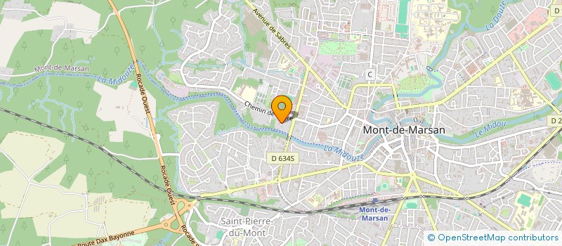 localisation de l'entreprise MADAME AMELIA HORTE  MONT-DE-MARSAN