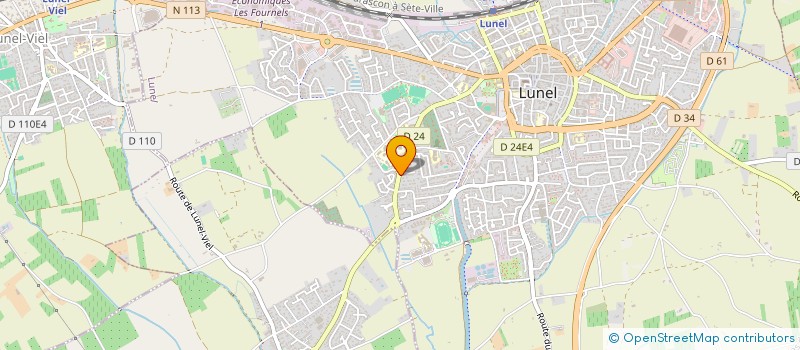 localisation de l'entreprise MADAME AMELIA IDRI  LUNEL