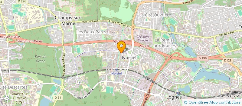 localisation de l'entreprise MADAME AMELIA IGHRAYENE  NOISIEL