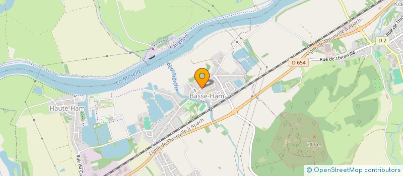 localisation de l'entreprise MADAME AMELIA JEZEQUEL  BASSE-HAM