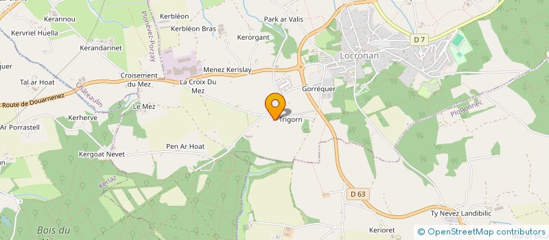 localisation de l'entreprise MADAME AMELIA MORE  LOCRONAN