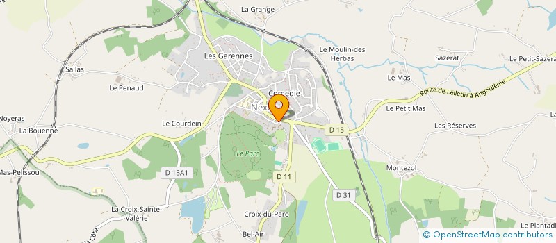 localisation de l'entreprise MADAME AMELIA PAQUET à LA MEYZE