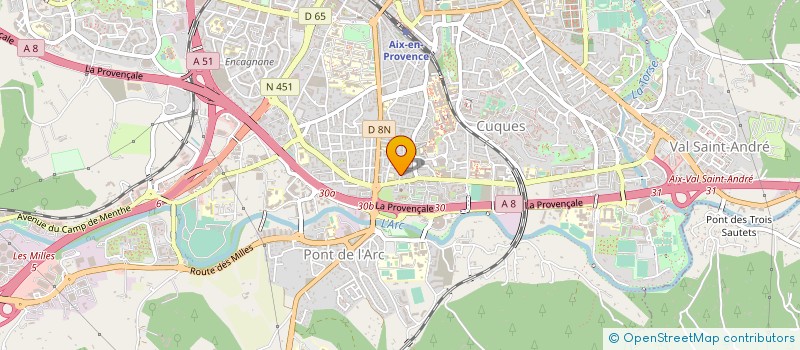 localisation de l'entreprise MADAME AMELIA PINTO à AIX-EN-PROVENCE