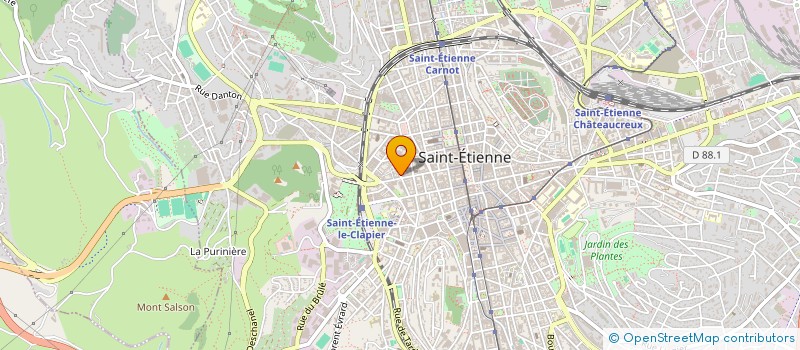 localisation de l'entreprise MADAME AMELIA RICHARD à SAINT-ETIENNE