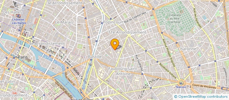 localisation de l'entreprise MADAME AMELIA TENIERE-BUCHOT  PARIS