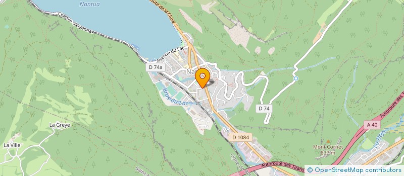 localisation de l'entreprise MADAME AMELIA TISO à NANTUA