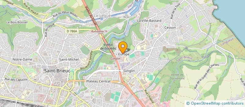 localisation de l'entreprise MADAME AMELICIA GELINEAU à SAINT-BRIEUC