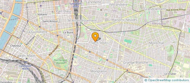 localisation de l'entreprise MADAME AMELIE ABADIE  LYON